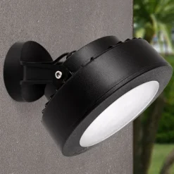 Tommy indbygningsspot, rundt, sort, 1 lk. 10 W CCT