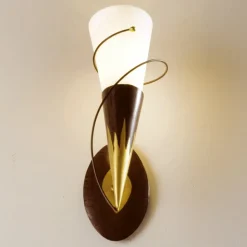 Torcia Spirale væglampe med et lys
