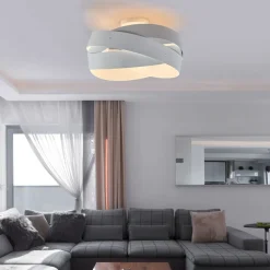 Tornado - smukt designet loftslampe i hvid