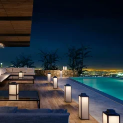 Tradition LED-solcellelanterne, antracit, højde 40 cm