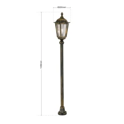 Traditionel stilampe Fabio, 100 cm