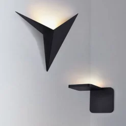 Trame LED-væglampe, sort