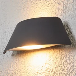 Trapezformet LED-udendørsvæglampe Glen med IP65