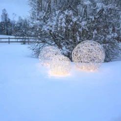 Trassel LED udendørs dekoration Ø 30 cm