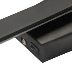 Trevor LED-væglampe med kontakt, sort