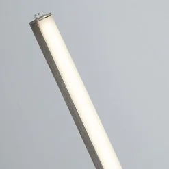 Tribeca LED-gulvlampe, sølv/opalhvid, metal, CCT, 150 cm