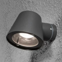 Trieste udendørs væglampe i alu, antracit