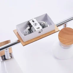 Træ-loftspot Vivica med fire lyskilder