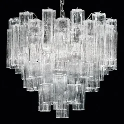 Tronchi - hængelampe af klart Murano-glas