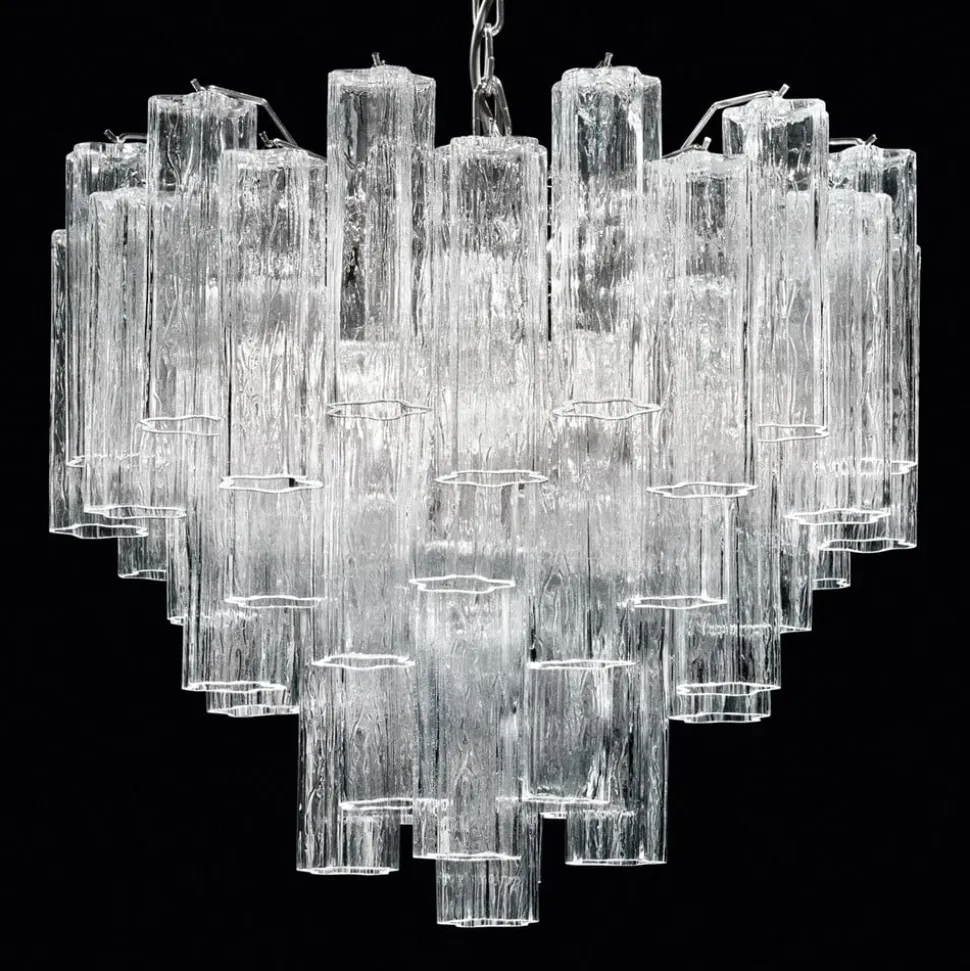 Tronchi - hængelampe af klart Murano-glas