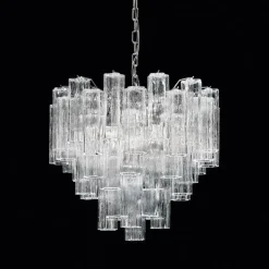 Tronchi - hængelampe af klart Murano-glas