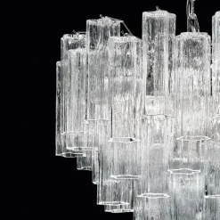 Tronchi - hængelampe af klart Murano-glas