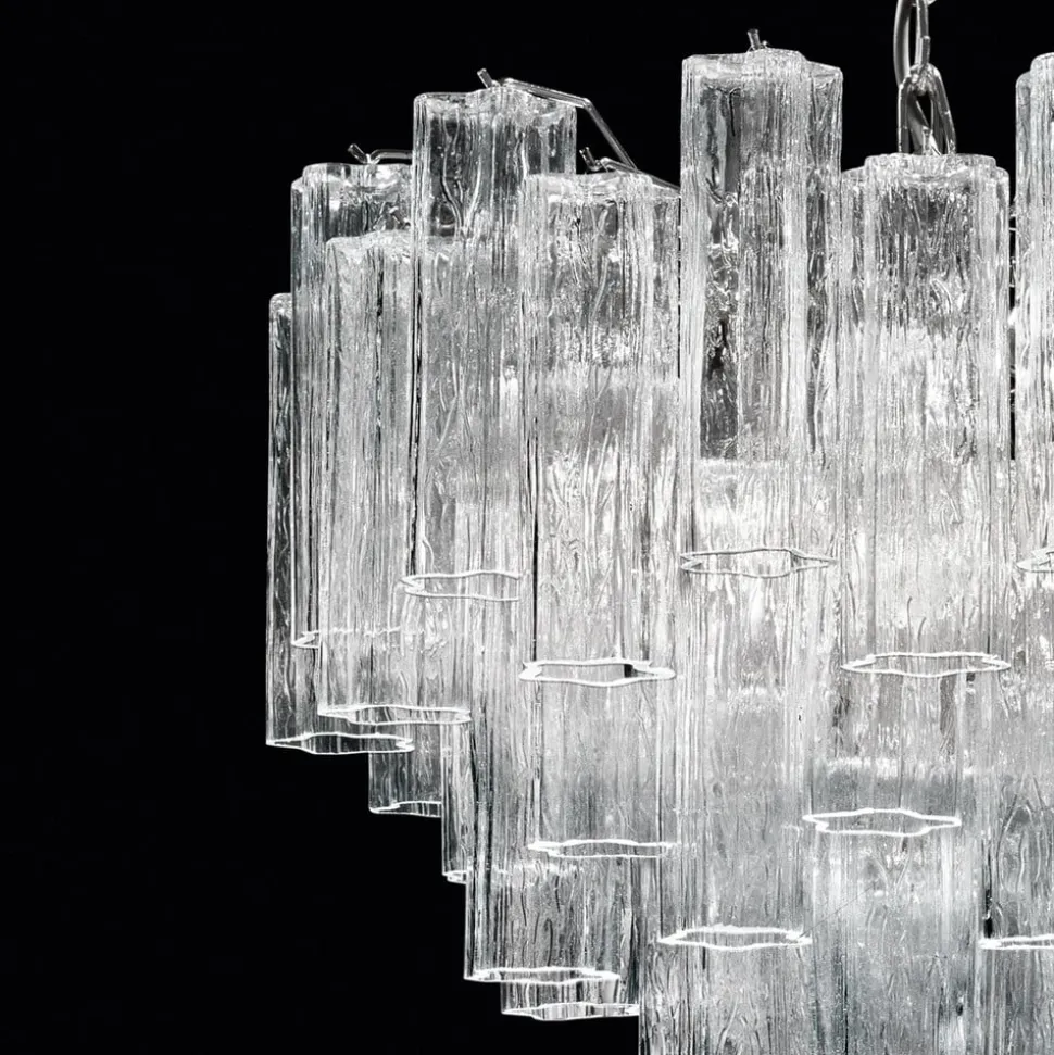 Tronchi - hængelampe af klart Murano-glas