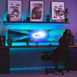 Twinkly Dots LED-lyskæde RGB, sort, IP44, 10 m