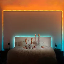 Twinkly Dots LED-lyskæde RGB, sort, IP44, 10 m