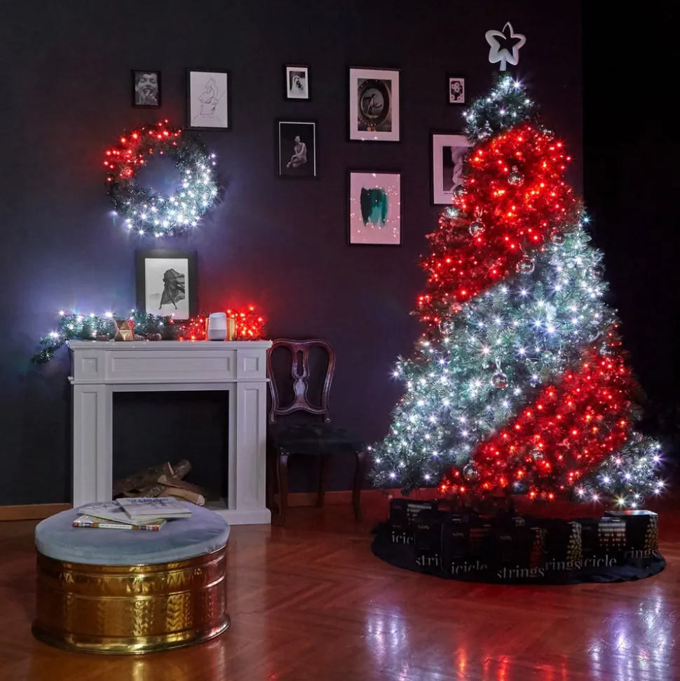 Twinkly Music Set lyskæder sort 600 RGB