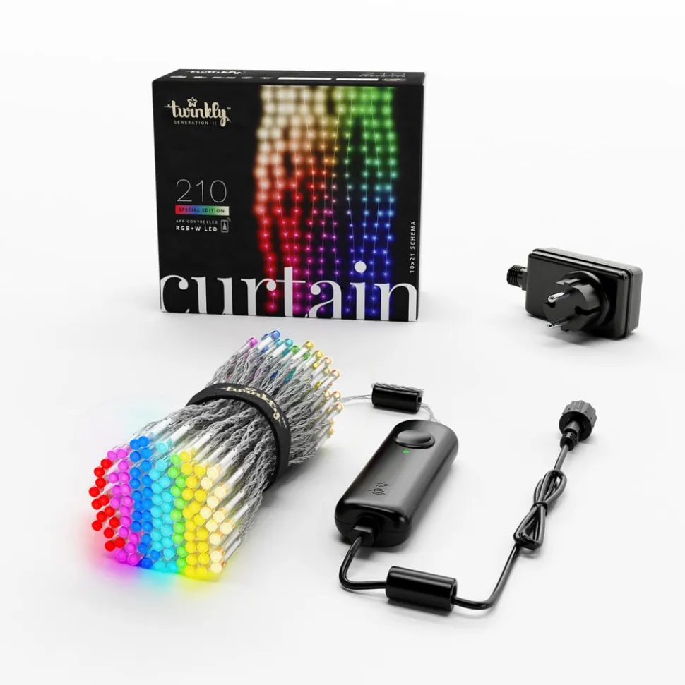 Twinkly RGBW-lysgardin, 210 LED'er