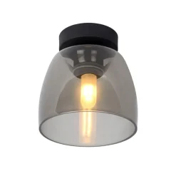 Tyler loftslampe til badeværelset, sort/røggrå