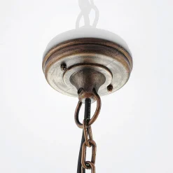 Udendørs hængelampe Nadesha, børstet guld