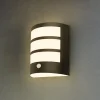 Udendørs LED-væglampe 3795015, sort, sensor, IP44