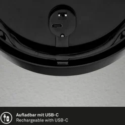 Udendørs LED-væglampe 3785015 sort bevægelsessensor 17 cm