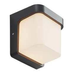 Udendørs LED-væglampe Adenike uden sensor
