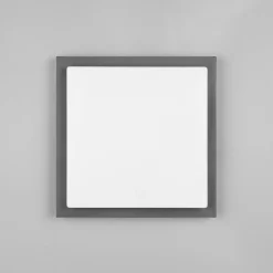 Udendørs LED-væglampe Bermejo, kantet, sensor, CCT, antracit