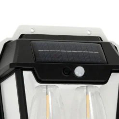 Udendørs LED-væglampe Filo Double, sort, IP44