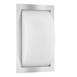 Udendørs LED-væglampe Ivett, stål, sensor