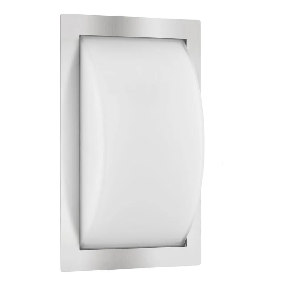 Udendørs LED-væglampe Ivett, stål, sensor