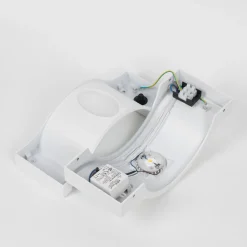 Udendørs LED-væglampe Jace, hvid