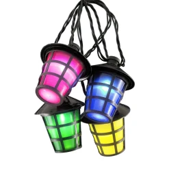 Udendørs lyskæder, 20 farverige LED-lanterner