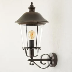 Udendørs MARIELLA væglampe lyser opad