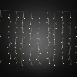 udendørs mikrolysgardin med 400 lys