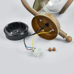 Udendørs væglampe Adessora, antik messing