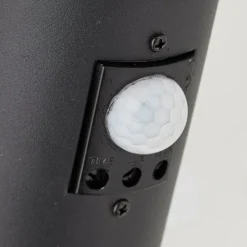 Udendørs væglampe Dody Sensor, sort, metal, plast