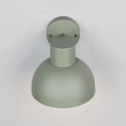 Udendørs væglampe Elbe, grøn, trykstøbt aluminium, E27