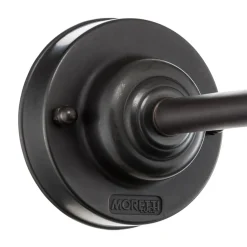 Udendørs væglampe Golfo bruneret messing glas klar