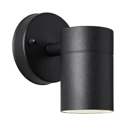 Udendørs væglampe Jandy down, fast, sort, metal, GU10