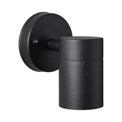 Udendørs væglampe Jandy down, fast, sort, metal, GU10