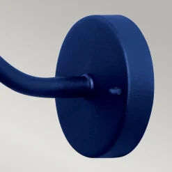 Udendørs væglampe Klampenborg, blå, lygte, stål