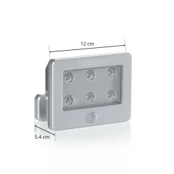 Udendørs væglampe Kollig, sensor, batteridrevet