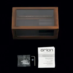 Udendørs væglampe Lumina, rust-sort, stål, glas, IP44