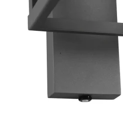 Udendørs væglampe Lunga med skumringssensor