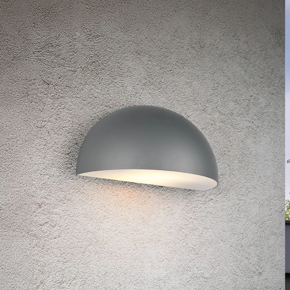 Udendørs væglampe Maas, antracit, trykstøbt aluminium, E27