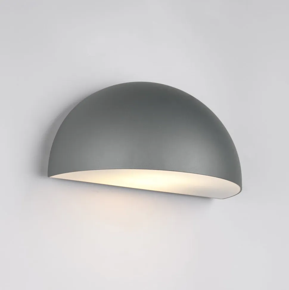 Udendørs væglampe Maas, antracit, trykstøbt aluminium, E27