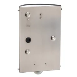 Udendørs væglampe Marco3 i stål med sensor