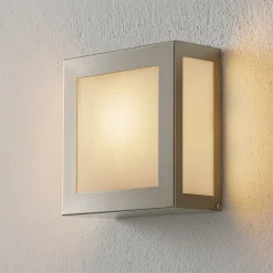 Udendørs væglampe med sensor Aqua Legendo Mini, stål