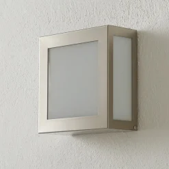 Udendørs væglampe med sensor Aqua Legendo Mini, stål