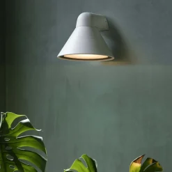 Udendørs væglampe Pals, IP65 hvid mat